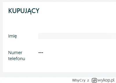 WhyCry - Pierwszy raz coś sprzedałem z Przesyłką OLX. To normalne, że nie mam danych ...