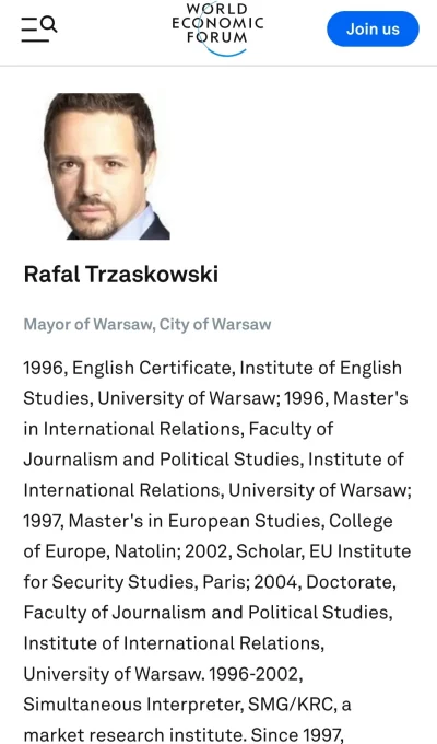 8kiwi - Trzaskowski taki fajny, progresywny; ciekawe czemu?
 https://www.weforum.org/...
