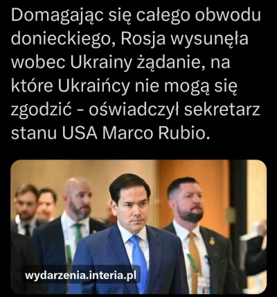 Metris - I to by było na tyle z prób zakończenia wojny na Ukrainie. Wojna będzie trwa...