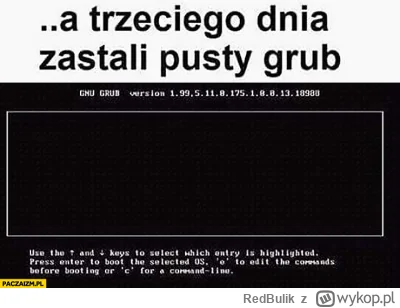 RedBulik - #zawszesmieszy #humorinformatykow #pcmasterrace #linux