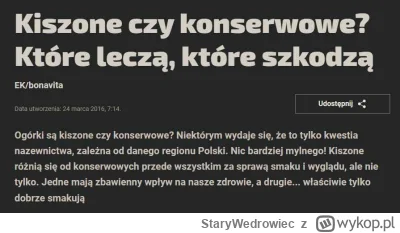 StaryWedrowiec - >ja kiszonych nie lubie

@noipmezc: Poprawnej pisowni też nie lubisz...