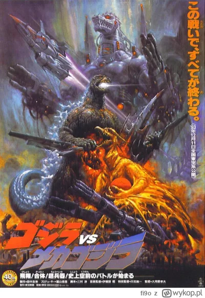 fi9o - Godzilla z rana jak śmietana. 

Numer dwadzieścia i jeden! 

Godzilla vs Mecha...