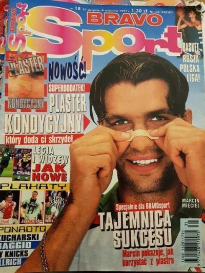 wfyokyga - Podobno mekambe kupił archiwalny numer Bravo Sport i będzie grał z plastre...
