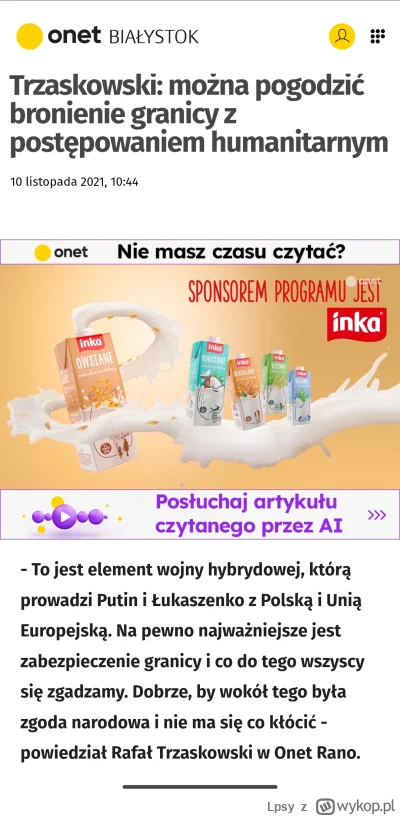 Lpsy - O tu cytat Rafała z 2021, proszę Krzysiu #kanalzero #debata