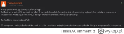ThisIsAComment - @BRmedia: Szczerze risk calculated. Jeżeli firma traci 38% z powodu ...