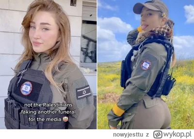 nowyjesttu - Izraelska żołnierka z 3-letnim stażem Natalia Fadeevy na tik toku.

#zyd...