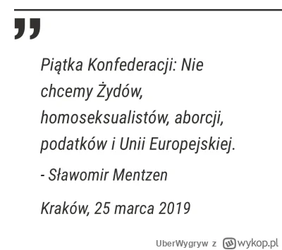 UberWygryw - @NewBlueSky: 

Program K0nfederacji jest znany