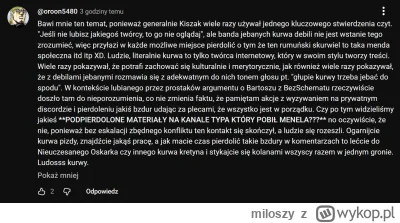 miloszy - #kiszak 

Najwyżej intelektualnie rozwinięty widz Kiszaka (i Jojo w awatarz...