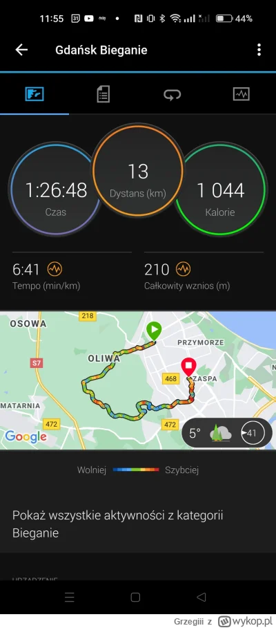 Grzegiii - 173 865,15 - 13,00 = 173 852,15

Wybieganie ale częściowo w lesie i z podb...