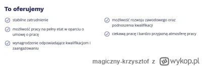 magiczny-krzysztof - Czyli co oferują w tej #praca? (✌ ﾟ ∀ ﾟ)☞