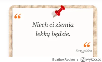 BeatboxRocker - >Nie żyje

@Placekpowegiersku: