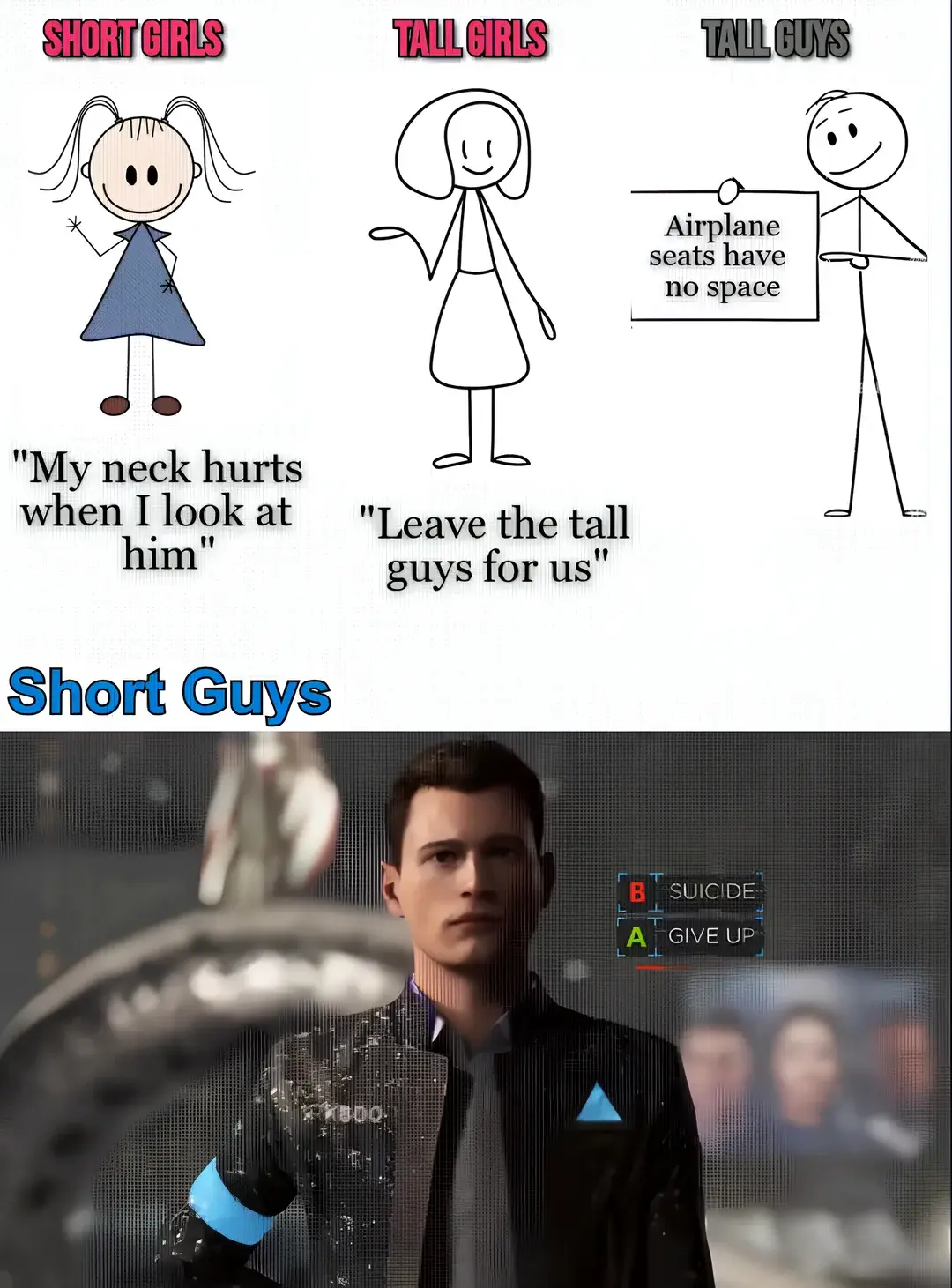 haosik - #wzrost #depresja #manlet #przegryw #blackpill #logikarozowychpaskow #logika...