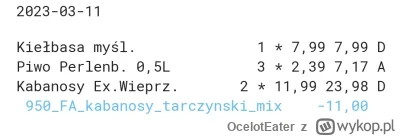 OcelotEater - @modzelem
>kupisz perlenbachera aka hopfe za tyle ;)

@OcelotEater: zab...
