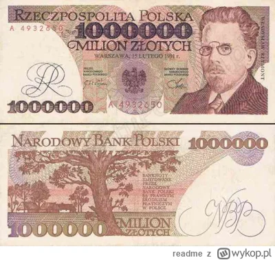 readme - Słabo. Na początku lat 90 to na komunię dzieciaki dostawały kilka milionów z...