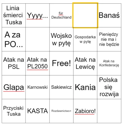 Imperator_Wladek - Przygotowuję bingo i czekam na propozycje. W razie potrzeby zrobi ...