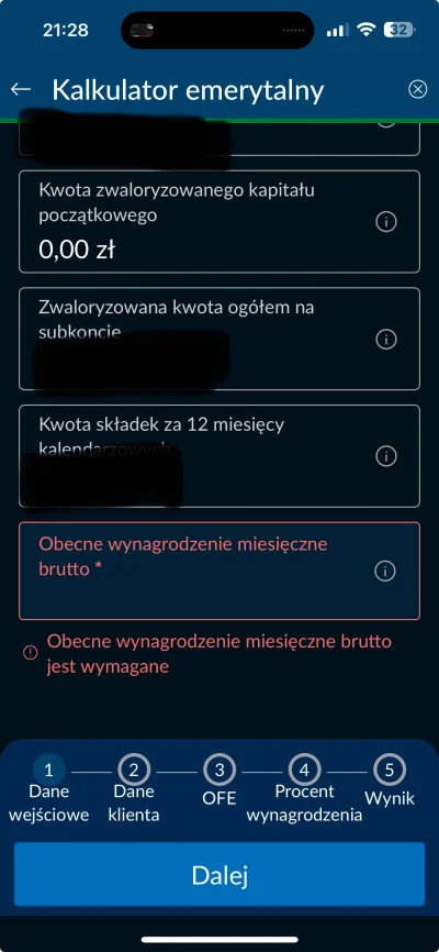 Gieraryhir - Mirki sprawdzam prognozę emerytury i nie wiem co mam tu wpisać w tej rub...