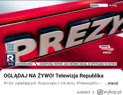 solutio7 - @darek4099: na yt tez malo ludzi na live