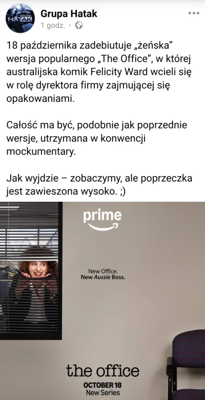 CrokusYounghand - Może i nie będzie tak dobre jak oryginał, za to będzie nieśmieszne....