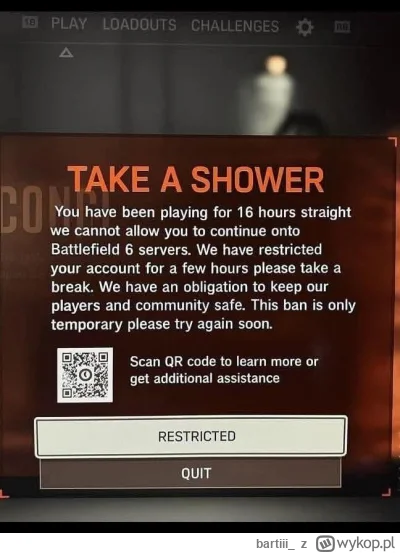 bartiii_ - Ejjj o co chodzi?? Gram sobie w nowego BFa, a tu taki komunikat???? Przetł...