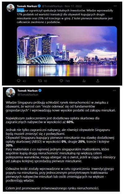 Rinter - @GMN1: ale jak to, w takim Singapurze mają #!$%@? podatki na zakup drugiego ...