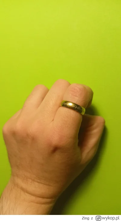 Zing - Ej mirki, sprzątałem dziś w pokoju i znalazłem taki pierścień, fajnie leży na ...
