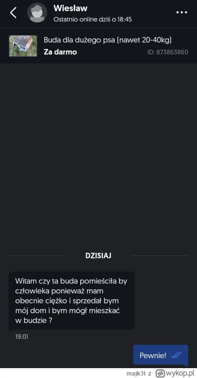 majk3l - A to śmieszek ( ͡º ͜ʖ͡º)
SPOILER

#psy #buda #dom #oddam #lublin