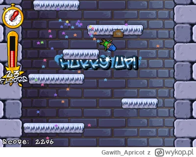 Gawith_Apricot - Icy Tower 2001 

Ciekawe czy komuś udało się przejść do końca tą grę...