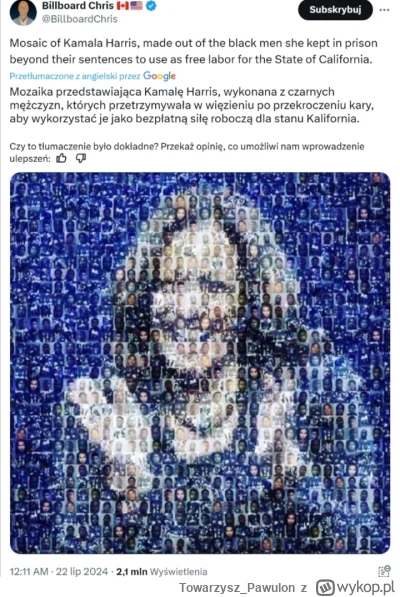 Towarzysz_Pawulon - @lajsta77 a ty myślisz że Kamala jest kryształowa? Przy niej Trum...