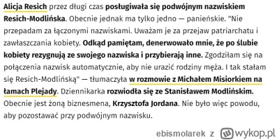 e.....k - Alicja Rejwach-Modlińska dzielnie walczy z patriarchatem. Zrezygnowała z na...