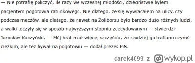 darek4099 - @darek4099: Jarek w głowę z pewnością czymś ciężkim dostawał.