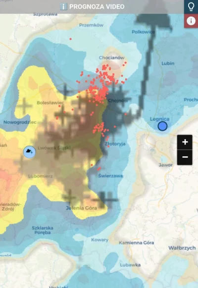 red7000 - @p3sman: @Przemek755 @Iudex @Kulenfrau mapka pokazywała burze prawie nad mo...