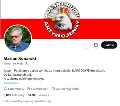 kkecaj - @kkecaj: To już Marian Konarski od wyjścia z NATO, UE i przystąpienia do BRI...