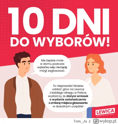 Tom_Ja - ⚠️ Zostało 10 dni do wyborów parlamentarnych! 

???? Jeśli nie będziesz wted...