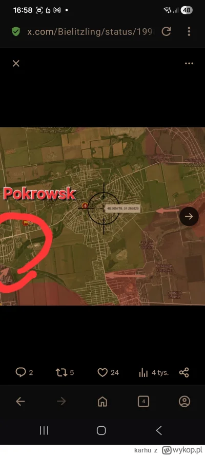 karhu - @Fennrir: a na mapce z tego co wkleiłeś widać że północ Pokrowca jest UA