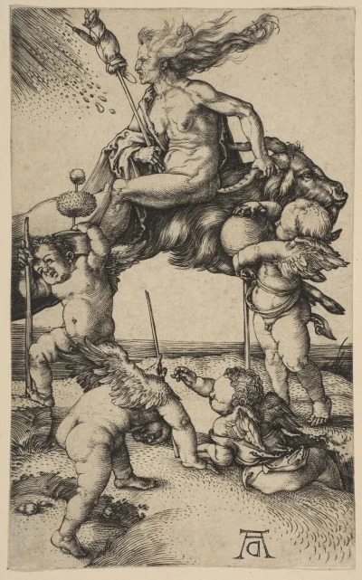 Loskamilos1 - "Wiedźma" Albrechta Durera z roku 1500, drugie dzieło artysty na temat ...