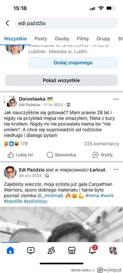 dante-doku - #hejsiematuedi 

Edi chciał się nauczyć gotować? Nie wierzę,chyba gorącz...