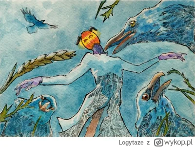 Logytaze - Zaległy Scarecrow.

#tworczoscwlasna #rysujzwykopem #sztuka #art #inktober...