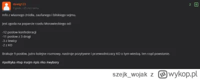 szejk_wojak - @dawig123: ale o co chodzi, przecież pis będzie rządził, sam tak pisałe...