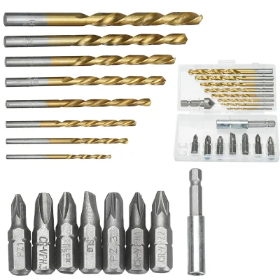 n____S - ❗ 18Pcs Drill Bit Set
〽️ Cena: 4.79 USD (dotąd najniższa w historii: 5.99 US...