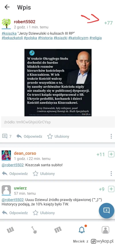 Meciek - szybkie pytanko, dlaczego nie mogę zaplusowac tego wpisu ? #wykop
