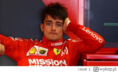 cinu4 - Przypominajka, że Charles Leclerc jeżdżąc w Ferrari ma 0,94 zwycięstw na sezo...