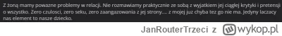 JanRouterTrzeci - tsoooo nie chcesz walczyć o cipę #p0lka i żyjesz samotnie? COPE COP...
