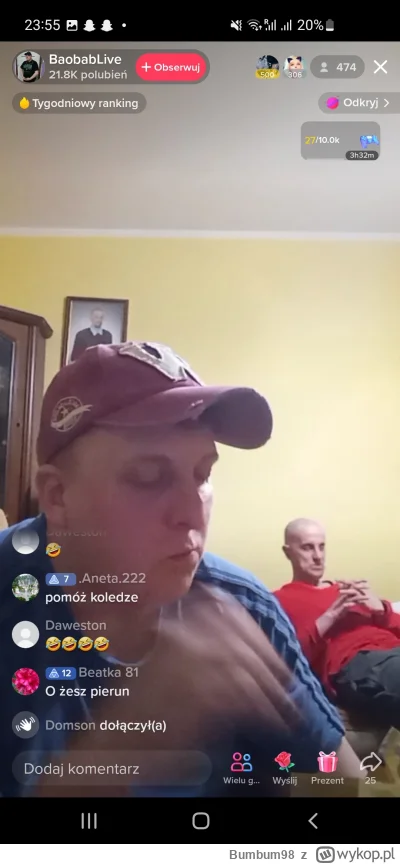 Bumbum98 - #danielmagical ale go tam wygina ????