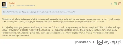 jinnoman - Samooranie szczepionkowego sekciarza
Z ulotki dotyczącej skutków ubocznych...