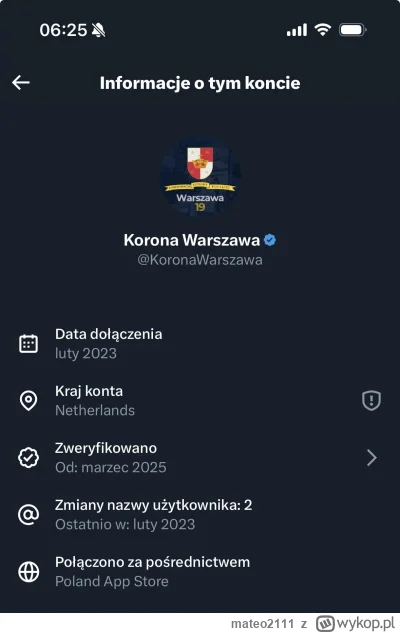 mateo2111 - Twitter wczoraj wprowadził opcję sprawdzania lokalizacji konta i tego czy...
