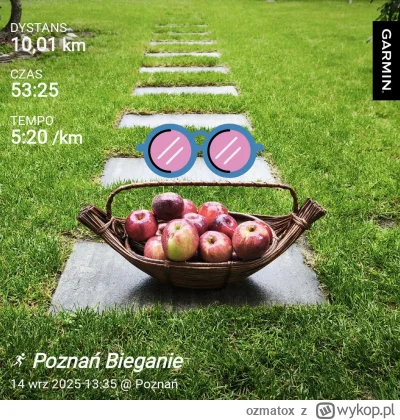 ozmatox - 13 360,83 - 10,01 = 13 350,82



#sztafeta #biegajzwykopem #bieganie #swier...