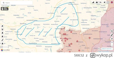 56632 - #ukraina #wojna #mapy Ogólnie przyszłość w tym rejonie wyglada źle dla RUS. F...