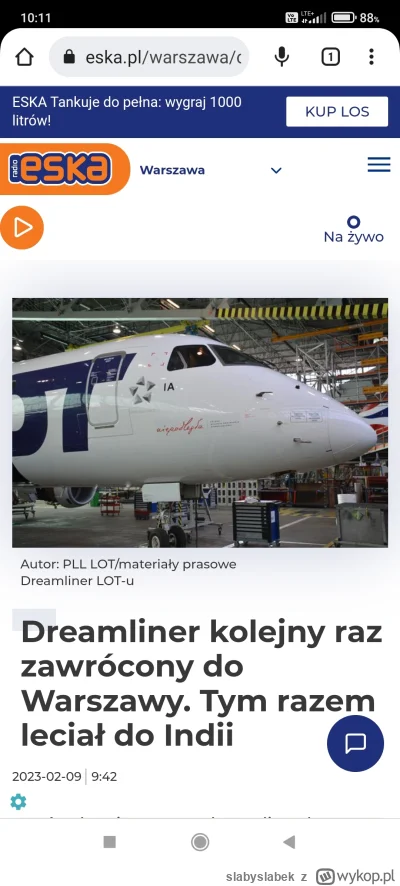 slabyslabek - Dreamliner w #!$%@? z tego Embrayera XDDDD

Pismaki spod monopolowego, ...