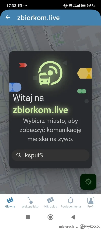 misterecia - Czemu odwrotnie wpisuje miast?