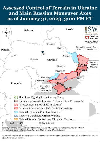 Kagernak - Wstęp część 2 

Ukraińscy urzędnicy nadal wspierają ocenę ISW, że zbliżają...
